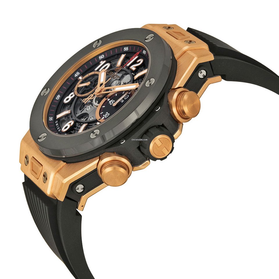 Hublot Big Bang Unico King Gold Ceramic 45mm, Ref# 411.OM.1180.RX - Image 4
