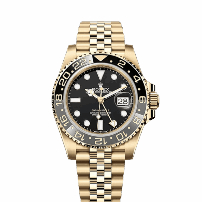 Rolex GMT-Master II, 40mm, 18k Yellow Gold, Ref# 126718GRNR-0001