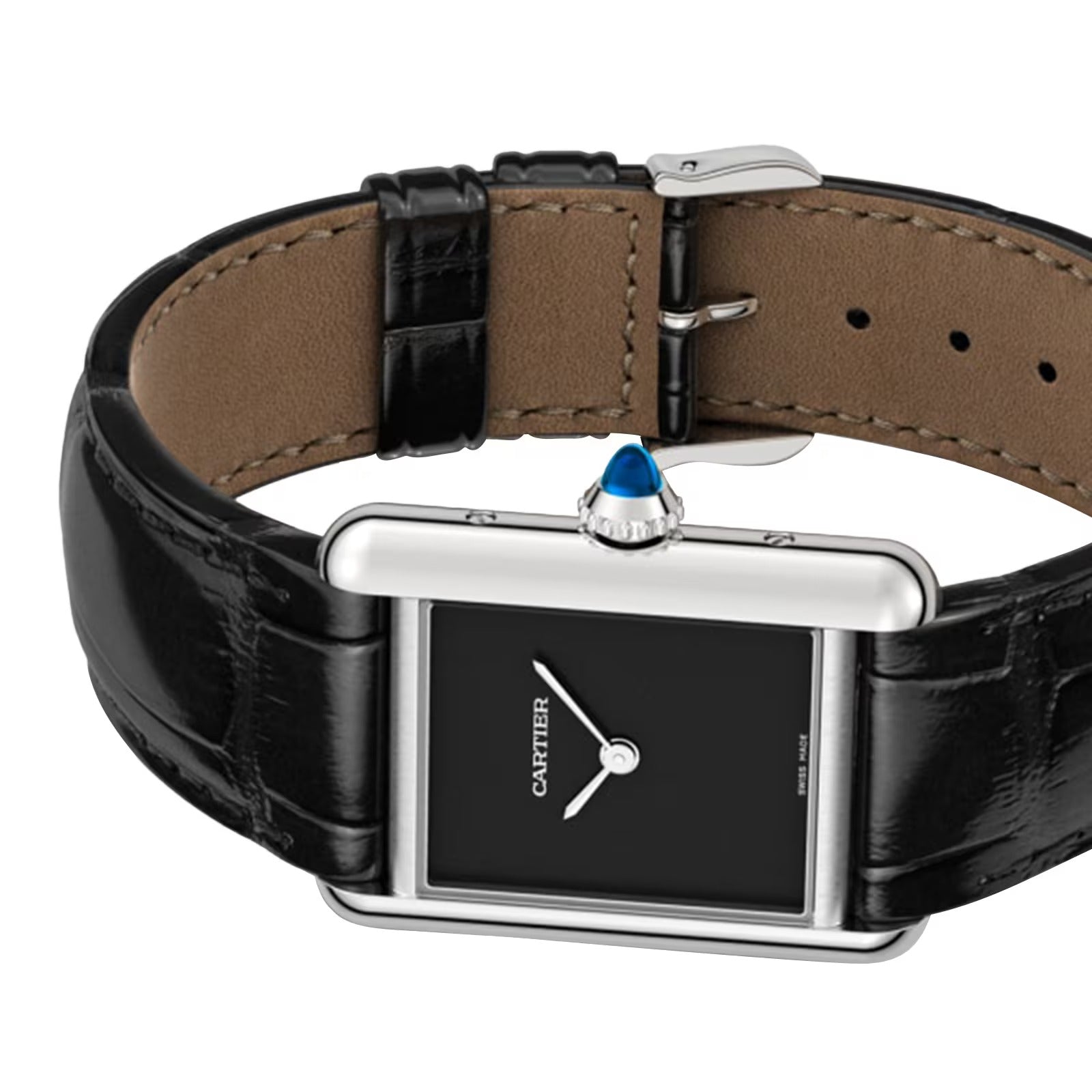 Unworn Cartier Tank Must de Cartier, Small Stainless Steel, 29.5mm x 22mm, Ref# WSTA0071, box and papers - Image 3