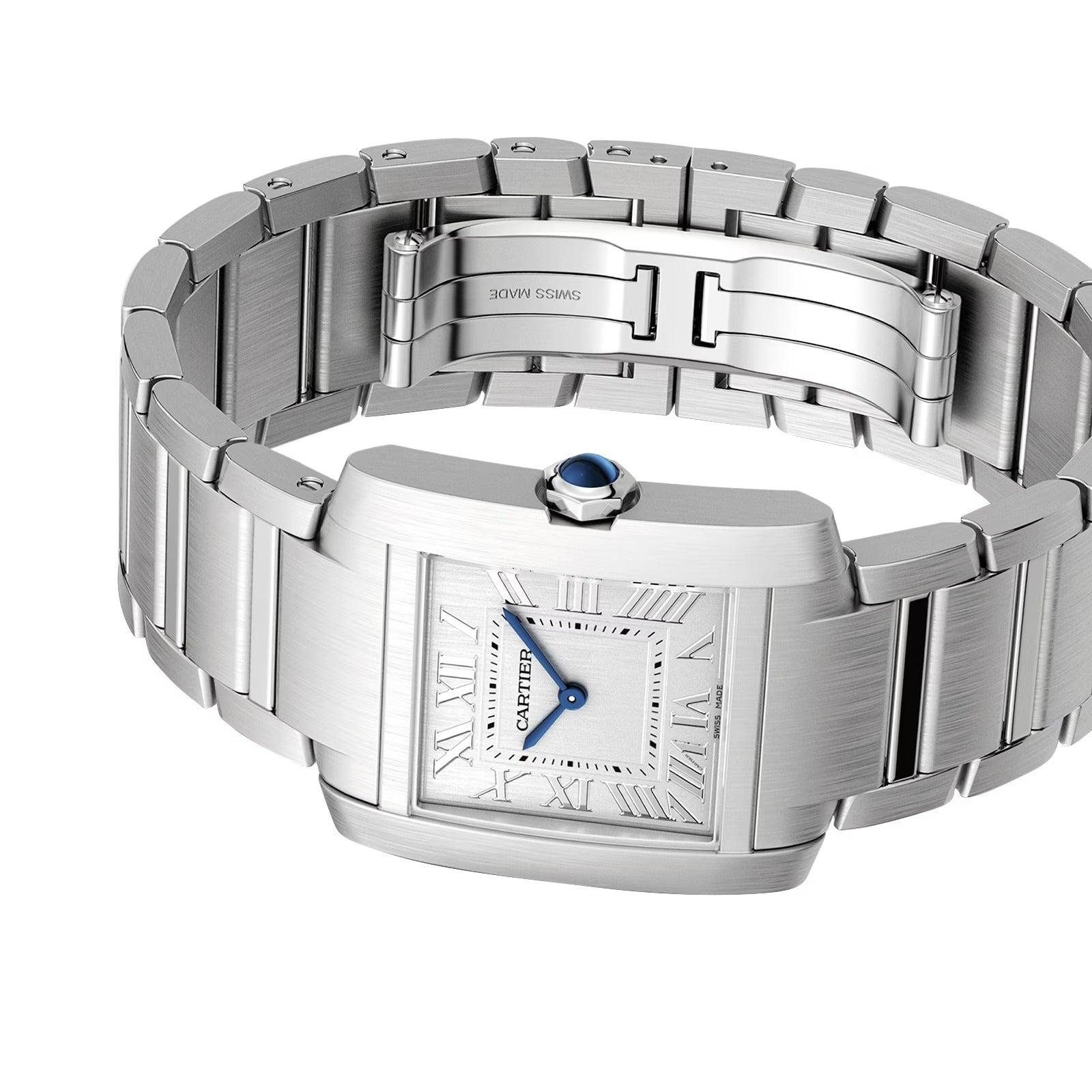 Unworn Cartier Tank Francaise de Cartier, Medium Stainless Steel, 32mm x 27mm, Ref# WSTA0074, box and papers - Image 3