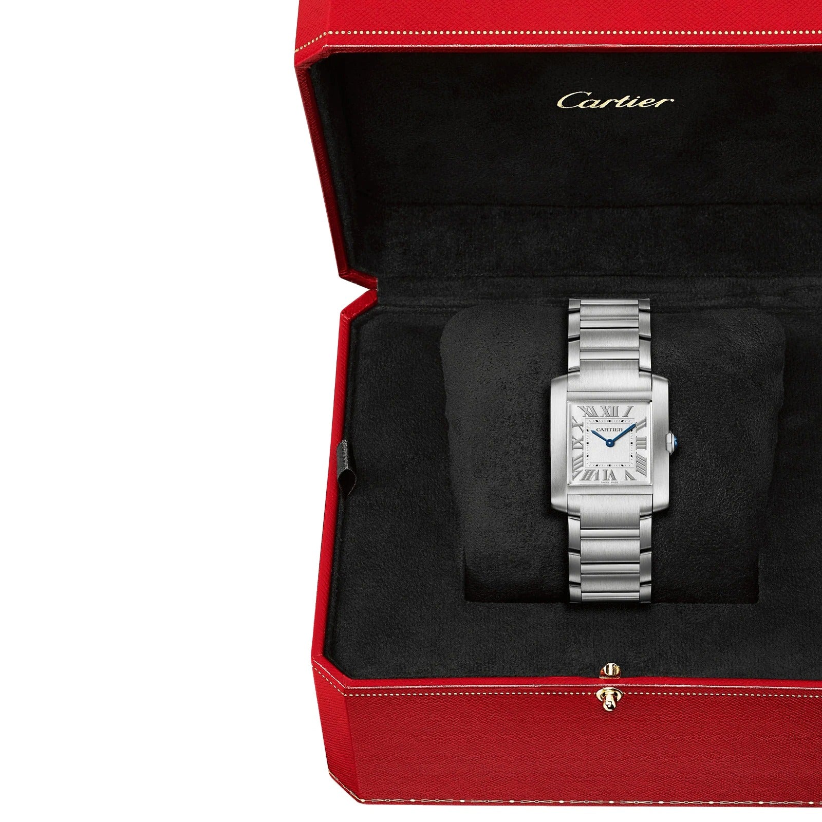 Unworn Cartier Tank Francaise de Cartier, Medium Stainless Steel, 32mm x 27mm, Ref# WSTA0074, box and papers - Image 10