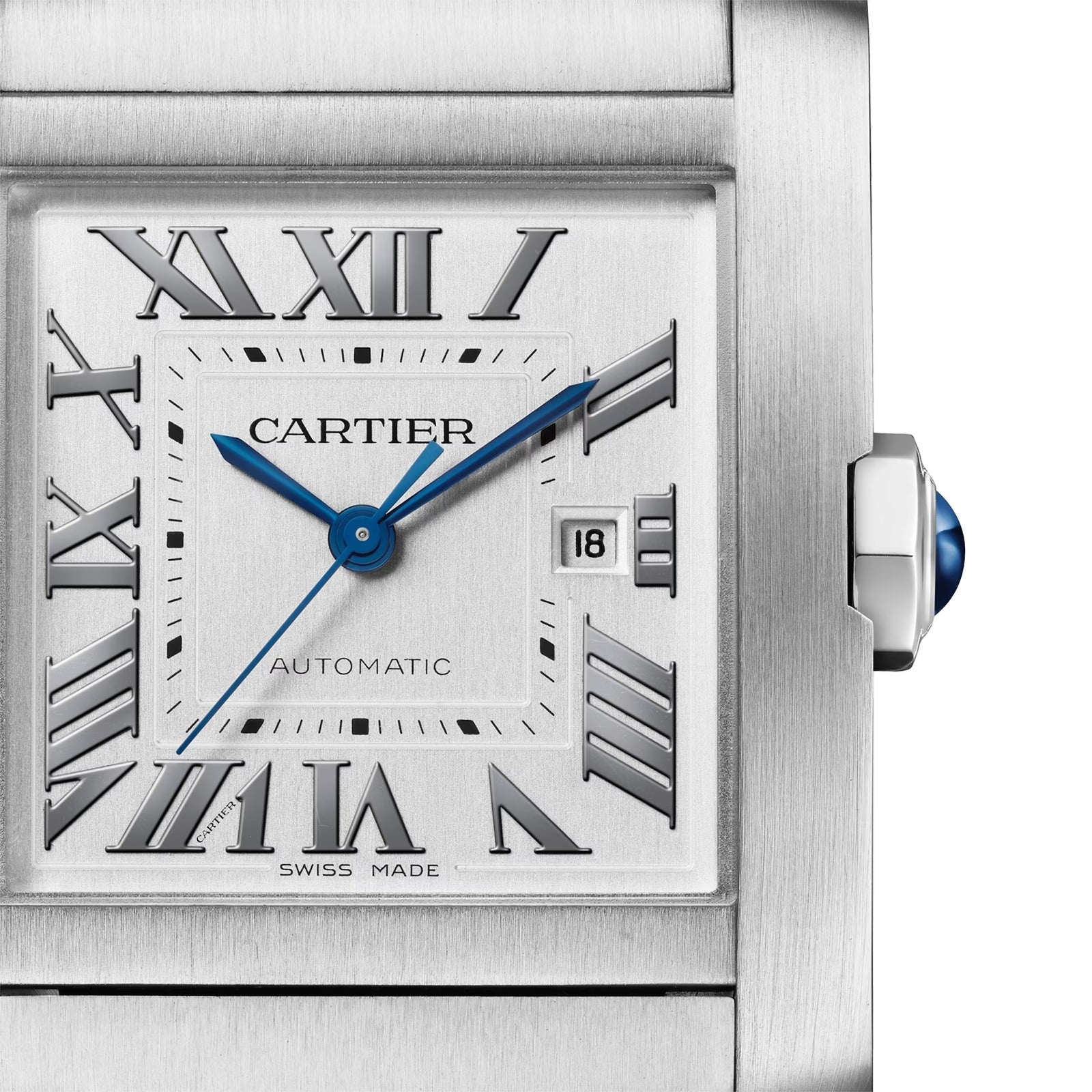 Unworn Cartier Tank Francaise de Cartier, Medium Stainless Steel, 32mm x 27mm, Ref# WSTA0074, box and papers - Image 2