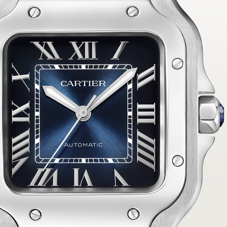 Unworn Cartier Santos de Cartier, Stainless Steel, 35.1mm, Ref# WSSA0063, box and papers - Image 3