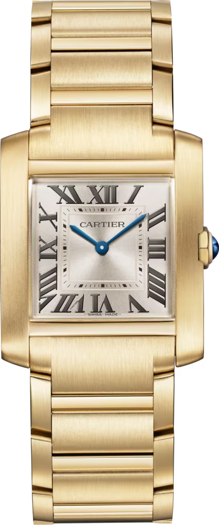 Unworn Cartier Tank Francaise, 18k Yellow Gold, 32mm x 27mm, Ref# WGTA0113, box and papers - Image 4