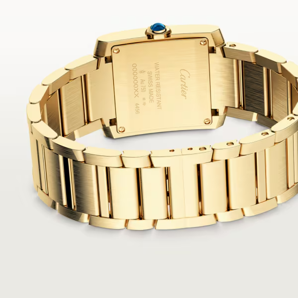 Unworn Cartier Tank Francaise, 18k Yellow Gold, 32mm x 27mm, Ref# WGTA0113, box and papers - Image 7