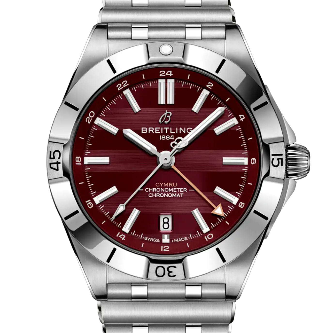 Unworn Breitling Chronomat Automatic GMT 40 Six Nations Wales, A323988B1K1A1, box and papers - Image 2