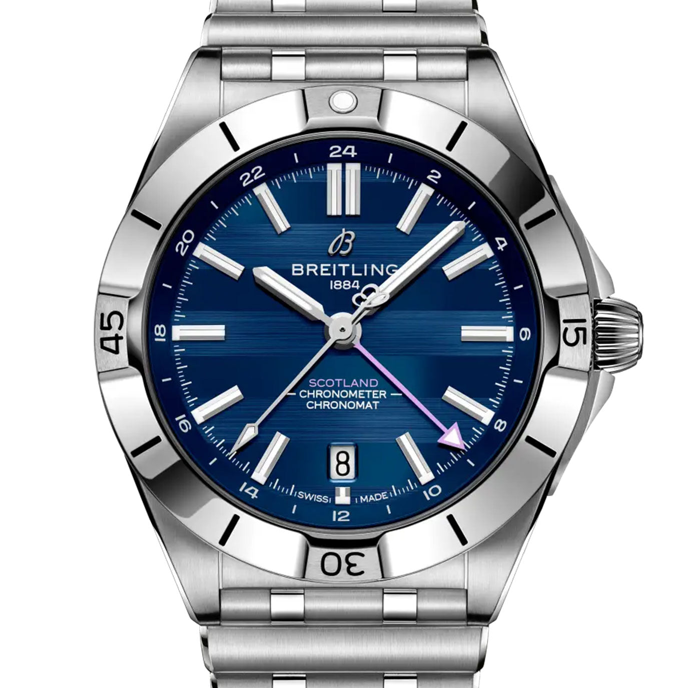 Unworn Breitling Chronomat Automatic GMT 40 Six Nations Scotland, A323986B1C1A1, box and papers - Image 2