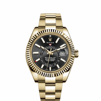 Rolex Sky-Dweller 42mm, 18k Yellow Gold, Ref# 326938-0004