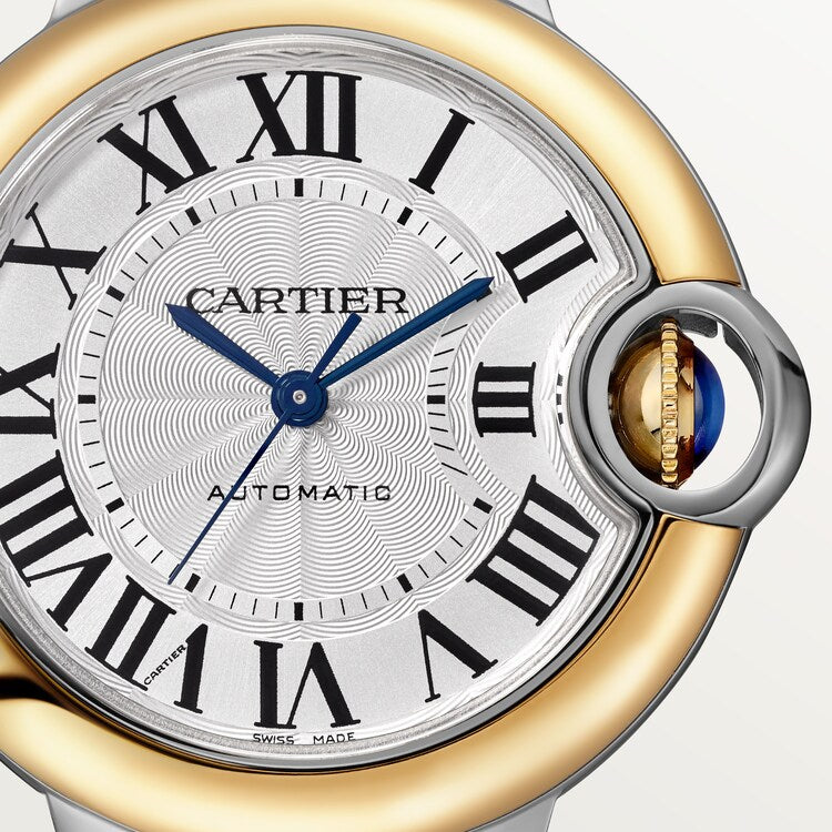 Unworn Cartier Ballon Bleu, Stainless Steel and 18k Yellow Gold, 36mm, Ladies, Ref# W2BB0038, box and papers - Image 2