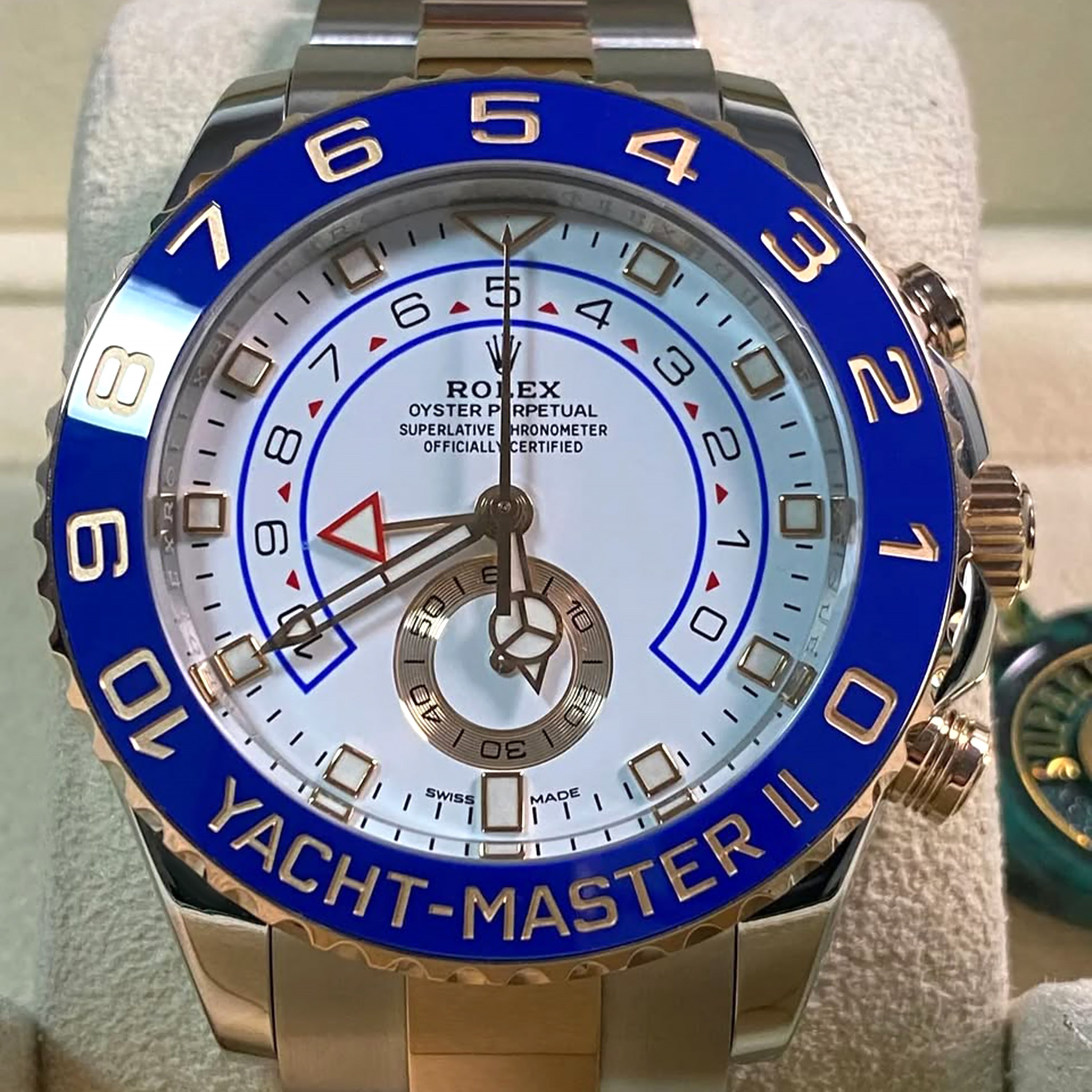 Rolex Yacht-Master II, Stainless Steel and 18k Everose Gold, 44mm, Ref# 116681-0002 - Image 5