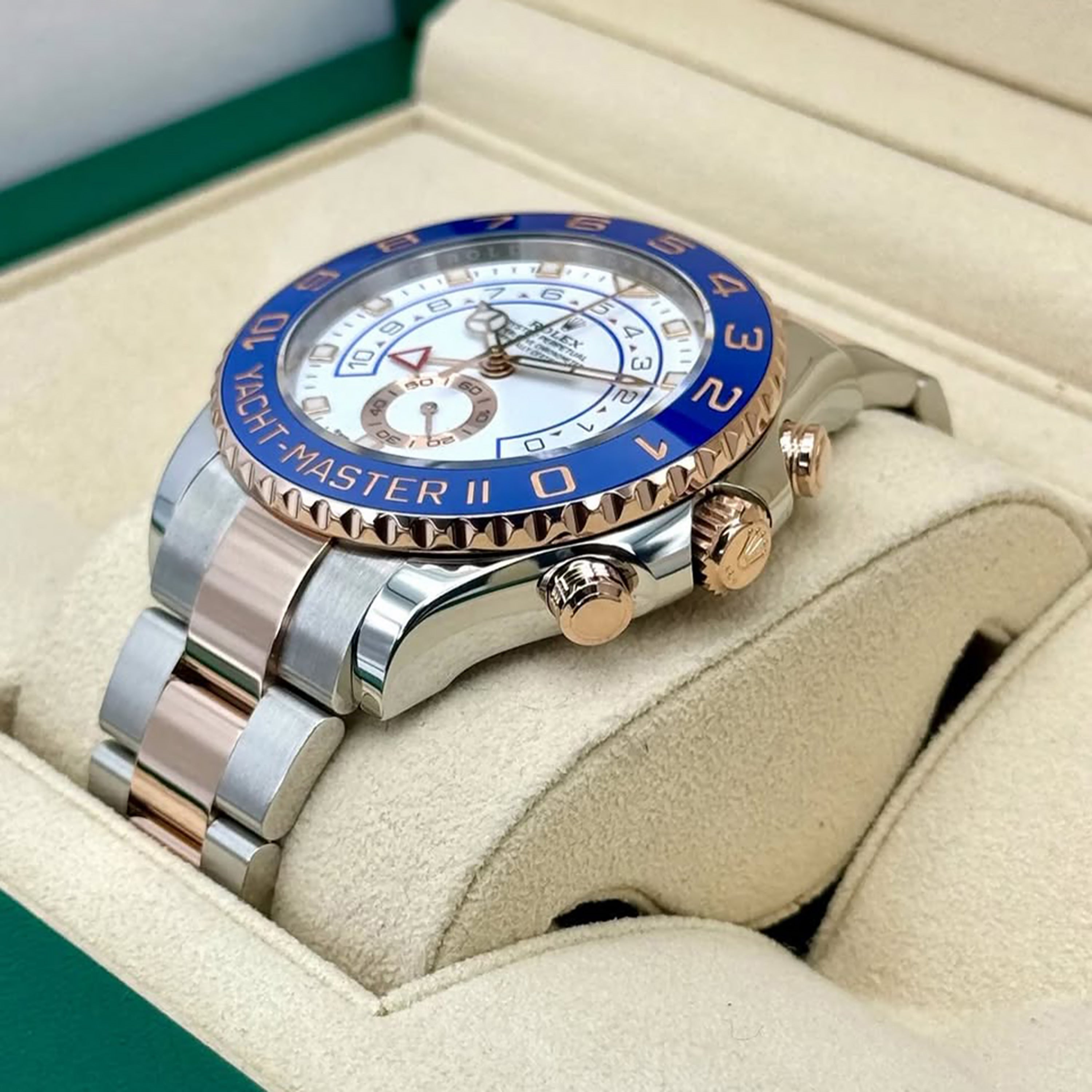 Rolex Yacht-Master II, Stainless Steel and 18k Everose Gold, 44mm, Ref# 116681-0002 - Image 6