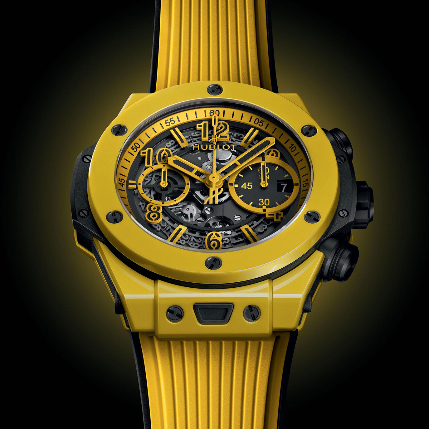 Unworn Hublot Big Bang Unico Yellow Magic 44, 421.CY.471Y.RX, box and papers - Image 4