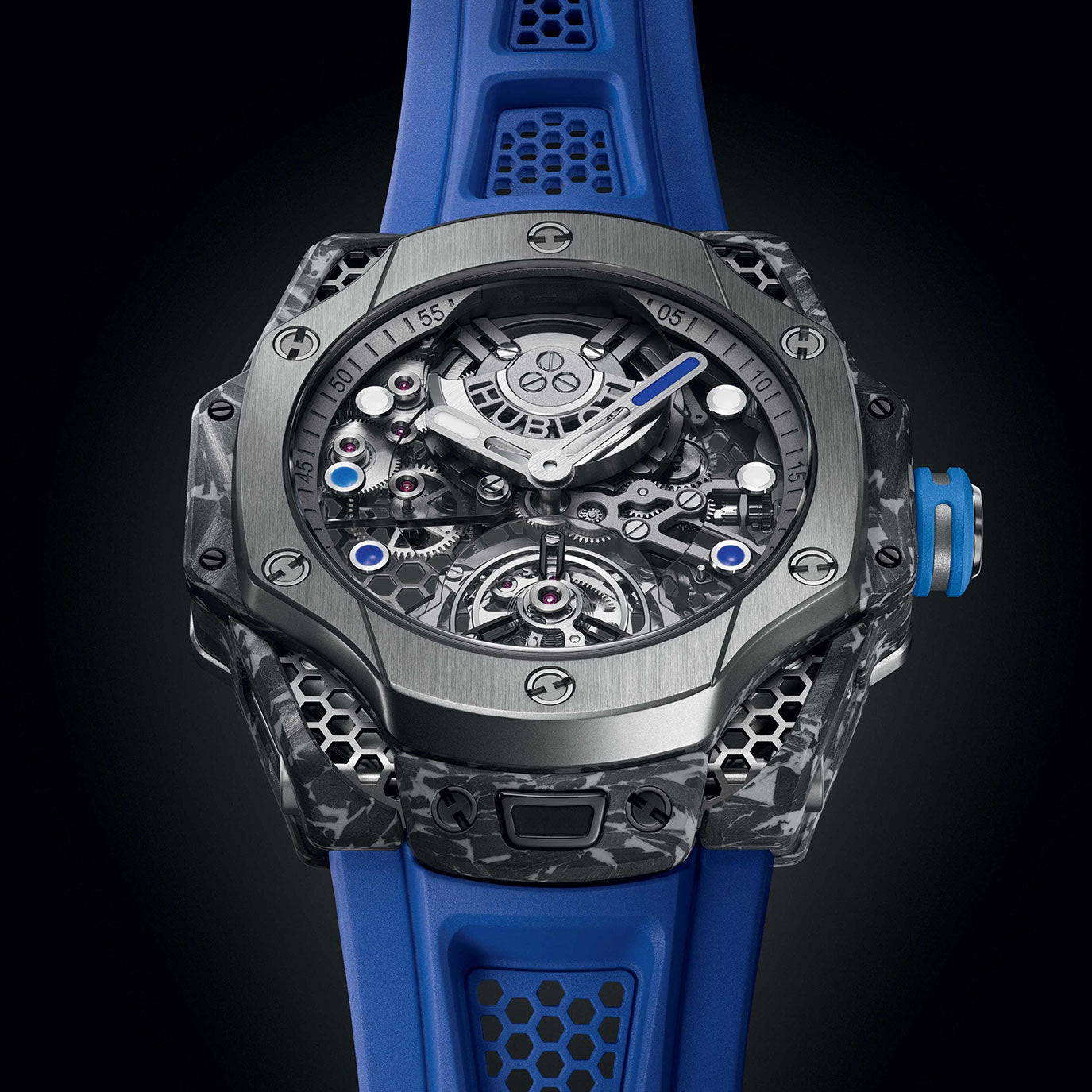 Unworn Hublot Big Bang Tourbillon Carbon SR_A by Samuel Ross 44, 428.NQ.0100.RX.SRA24, box and papers - Image 4