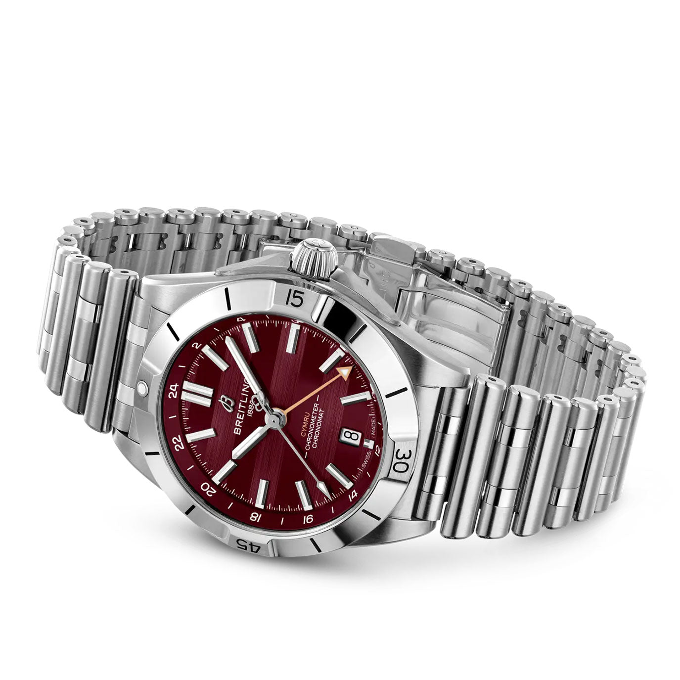 Unworn Breitling Chronomat Automatic GMT 40 Six Nations Wales, A323988B1K1A1, box and papers - Image 4