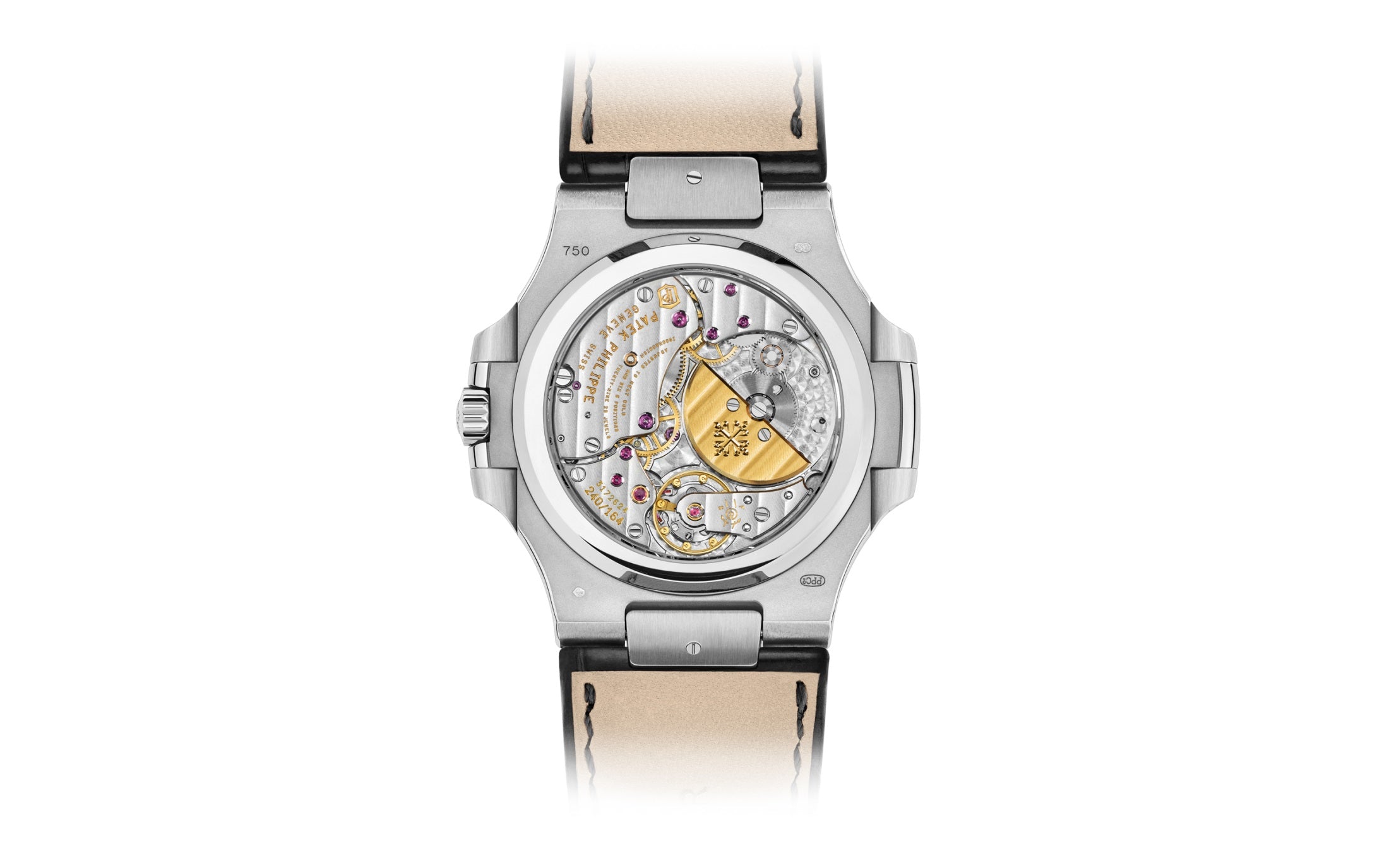 Patek Philippe Nautilus Date, Moon Phases Watch, 18k White Gold, 40mm, Ref# 5712G-001 - Image 5