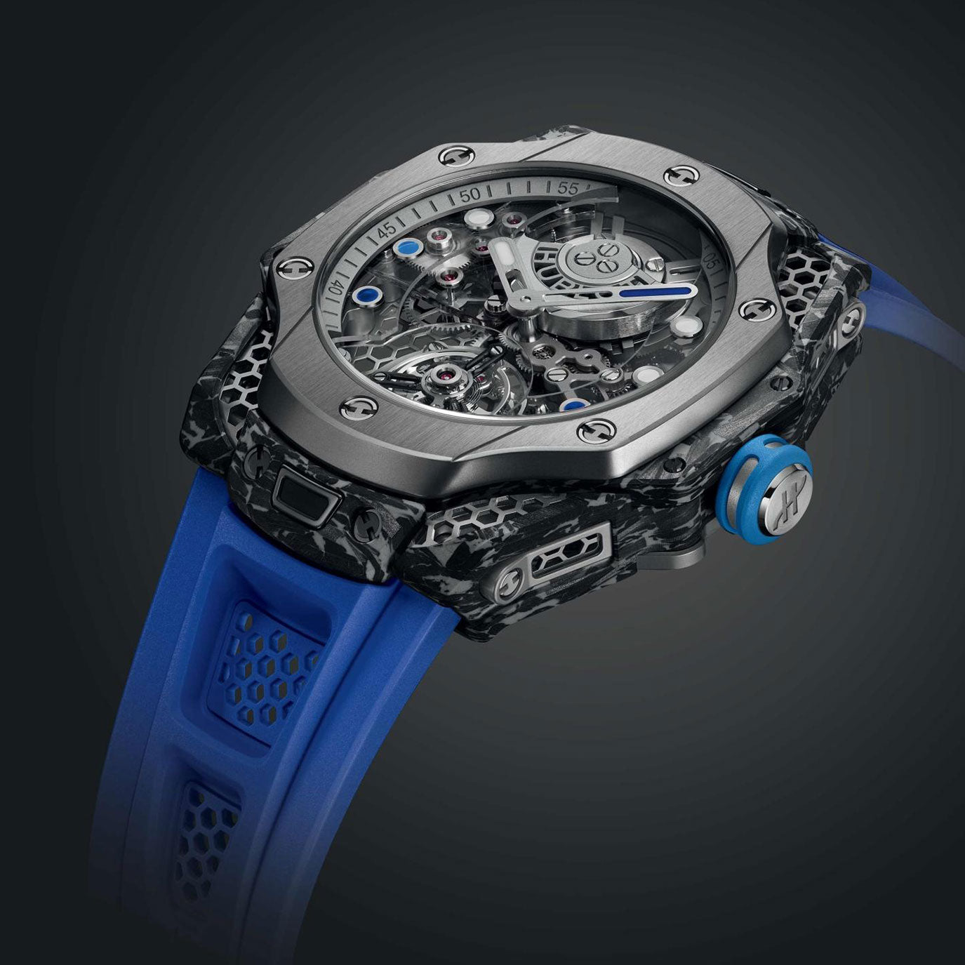 Unworn Hublot Big Bang Tourbillon Carbon SR_A by Samuel Ross 44, 428.NQ.0100.RX.SRA24, box and papers - Image 5