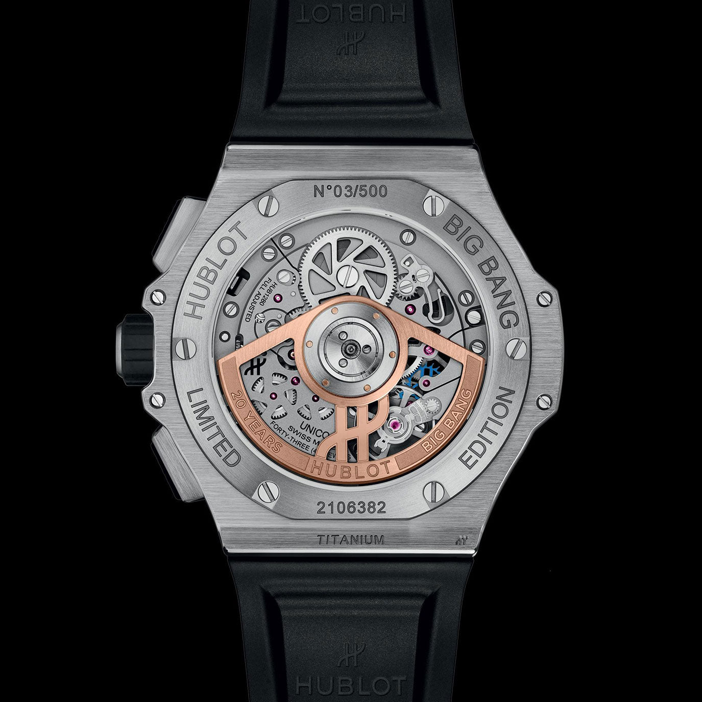 Unworn Hublot Big Bang 20th Anniversary Titanium Ceramic 43, 431.NM.1337.RX, box and papers - Image 5