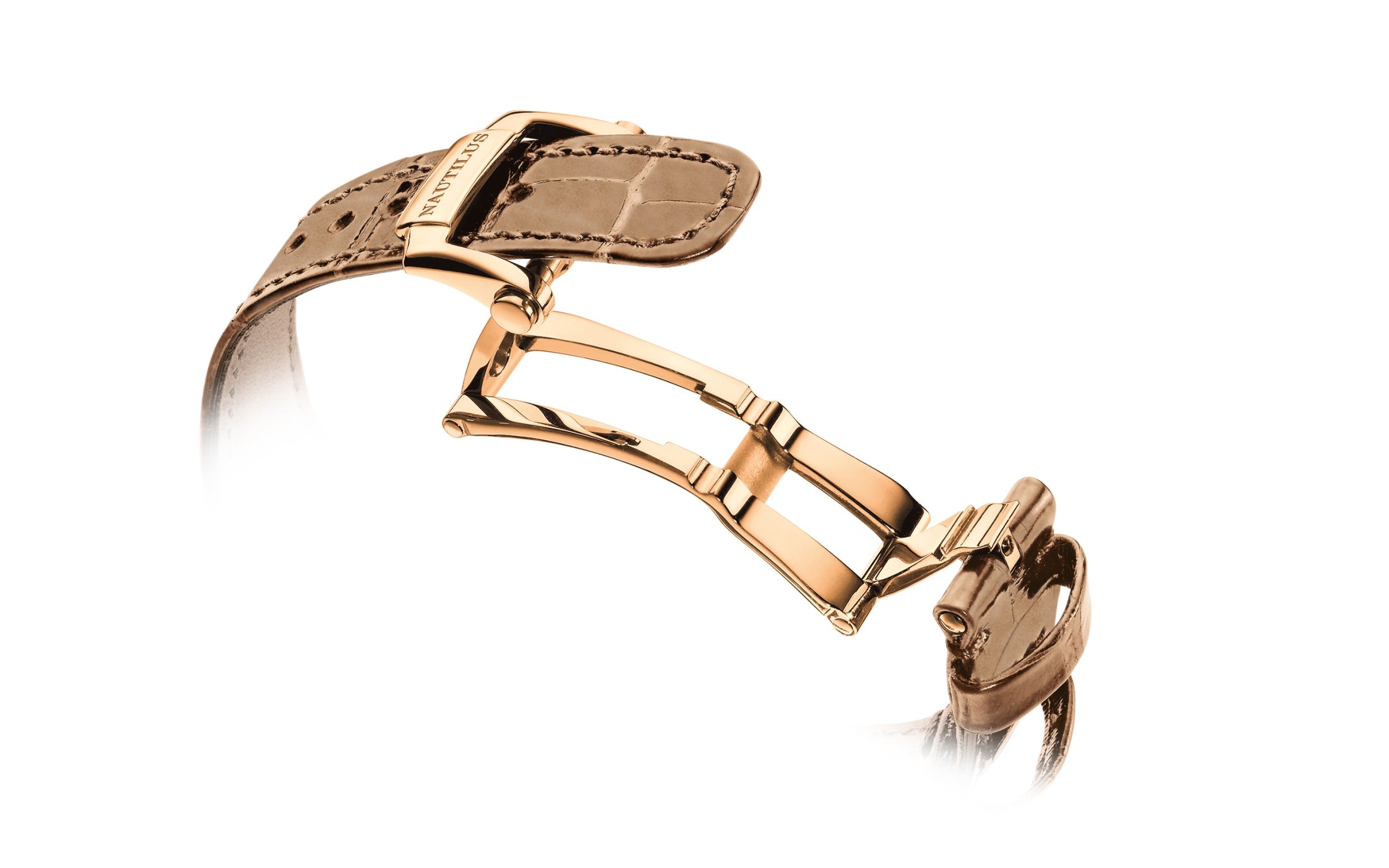 Patek Philippe Nautilus Quartz Diamond Ladies Watch, 18k Rose Gold, 32mm, Ref# 7010R-012 - Image 6