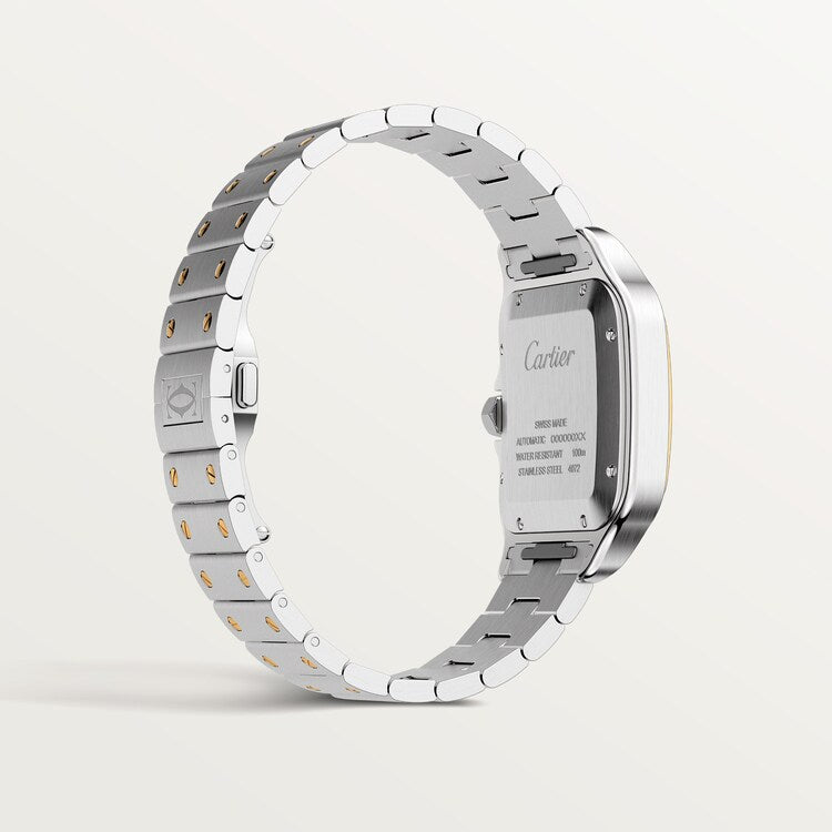 Unworn Cartier Santos de Cartier, Stainless Steel and 18k Yellow Gold, 39.8mm, Ref# W2SA0009, box and papers - Image 6