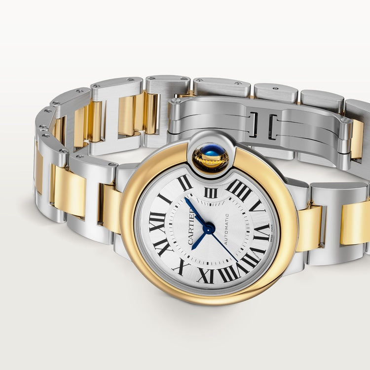 Unworn Cartier Ballon Bleu, Stainless Steel and 18k Yellow Gold, 36mm, Ladies, Ref# W2BB0038, box and papers - Image 5