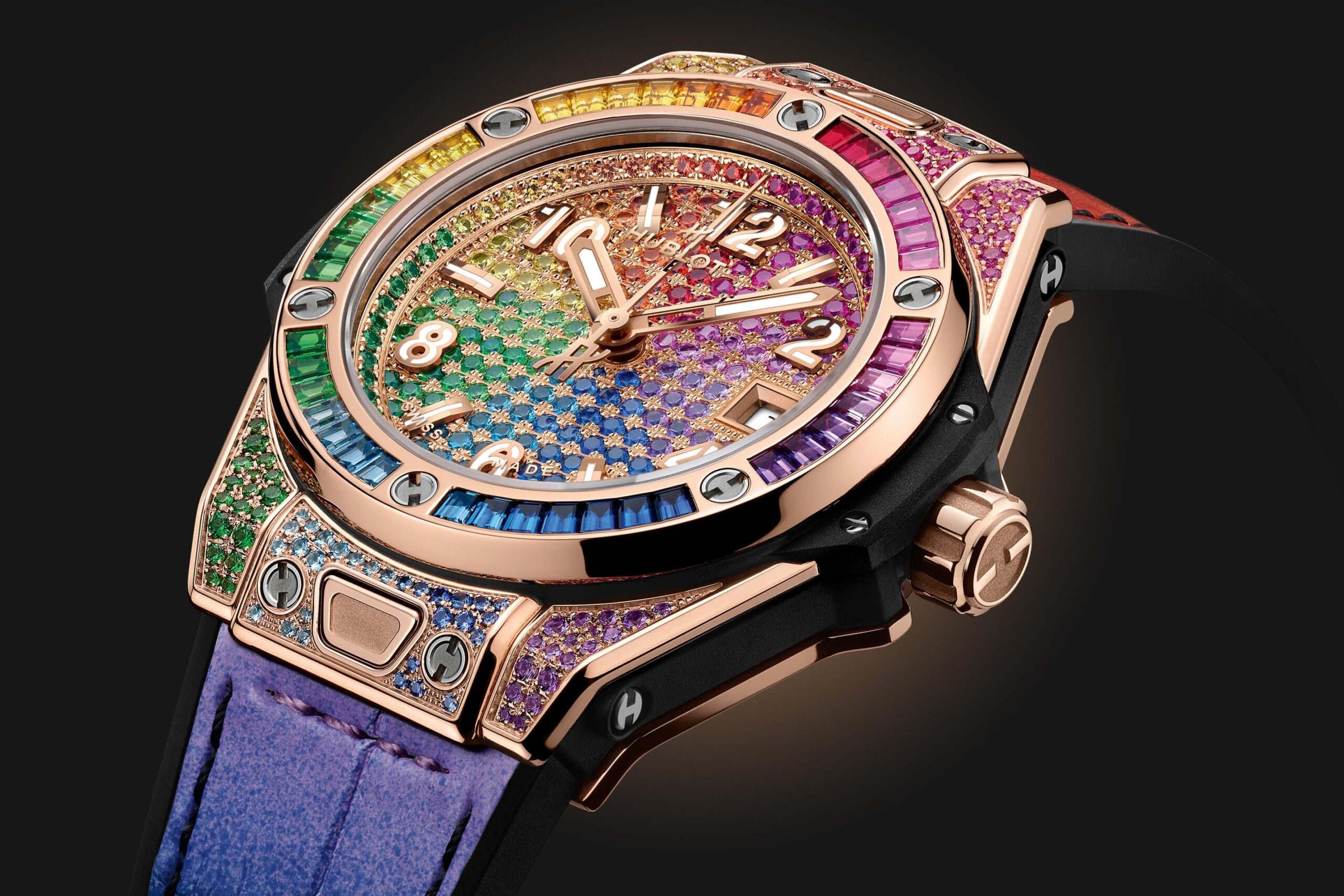 Hublot Big Bang ONE CLICK KING GOLD RAINBOW Ref# 485.OX.9900.LR.0999 - Image 3
