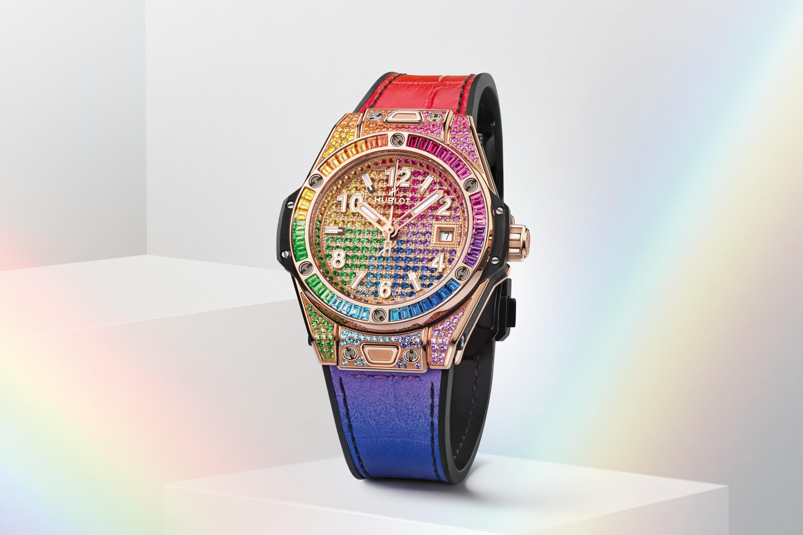 Hublot Big Bang ONE CLICK KING GOLD RAINBOW Ref# 485.OX.9900.LR.0999 - Image 2