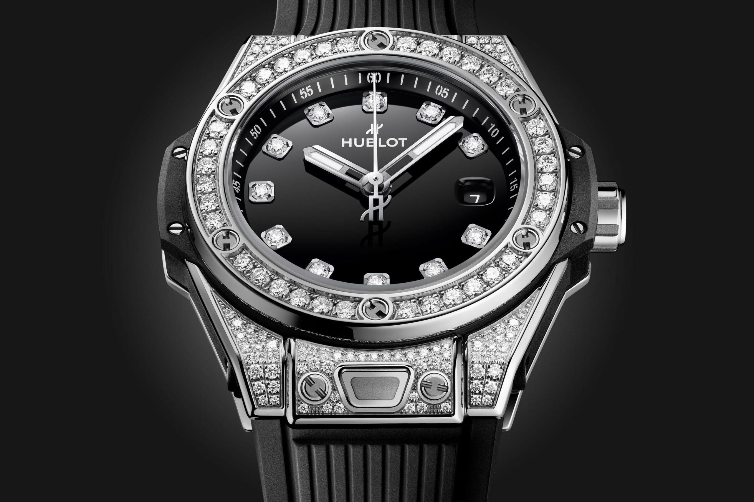 Hublot Big Bang ONE CLICK STEEL PAVÉ Ref# 485.SX.1270.RX.1604 - Image 2