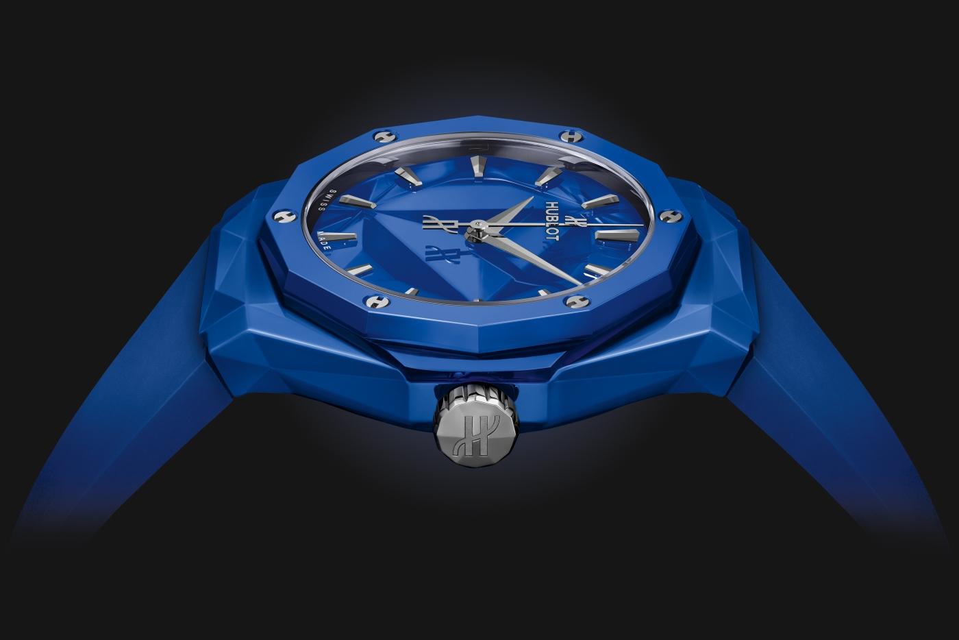 Hublot Classic Fusion Orlinski Blue Ceramic Ref# 550.ES.5100.RX.ORL21 - Image 3