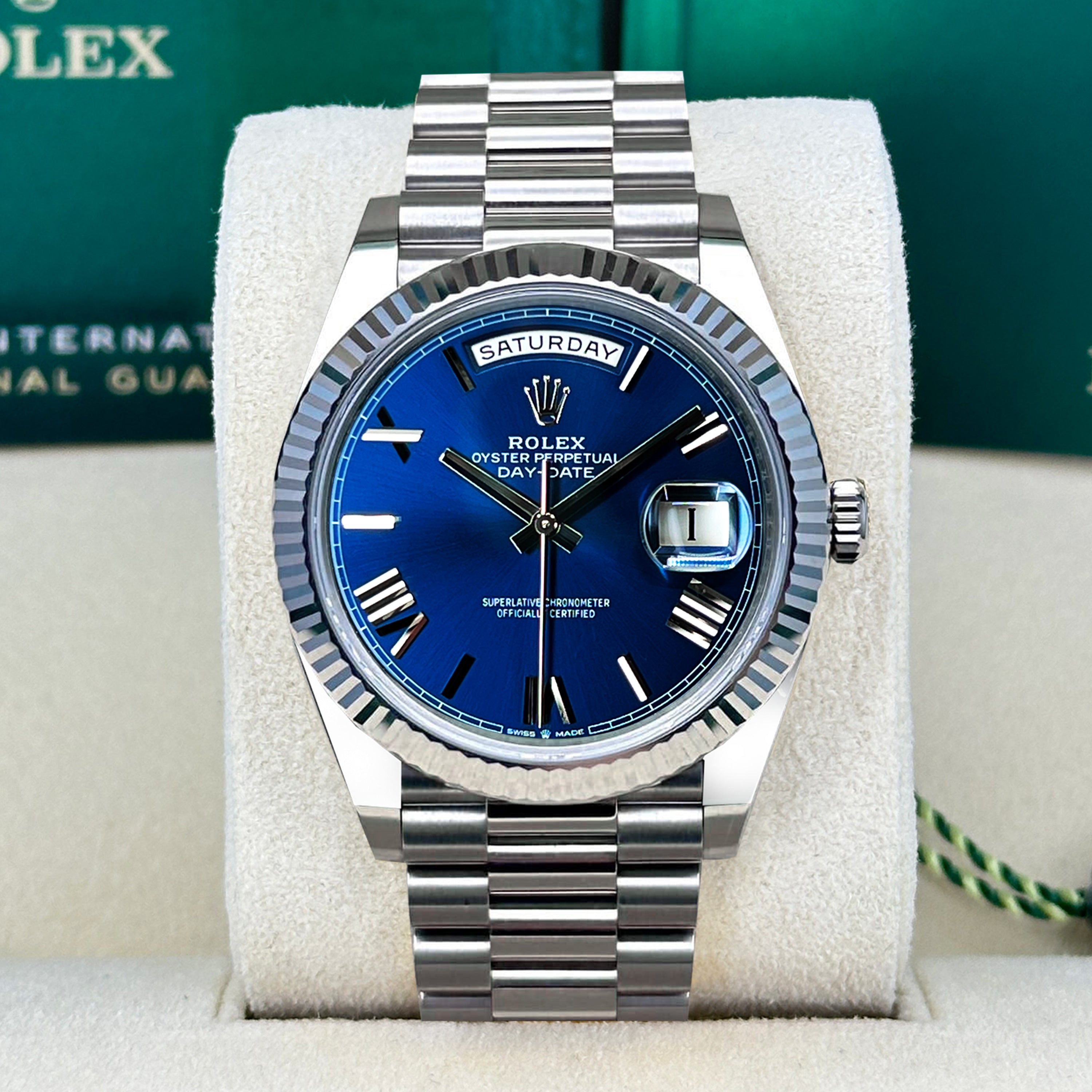 Rolex Day-Date 40 White gold Ref# 228239-0007