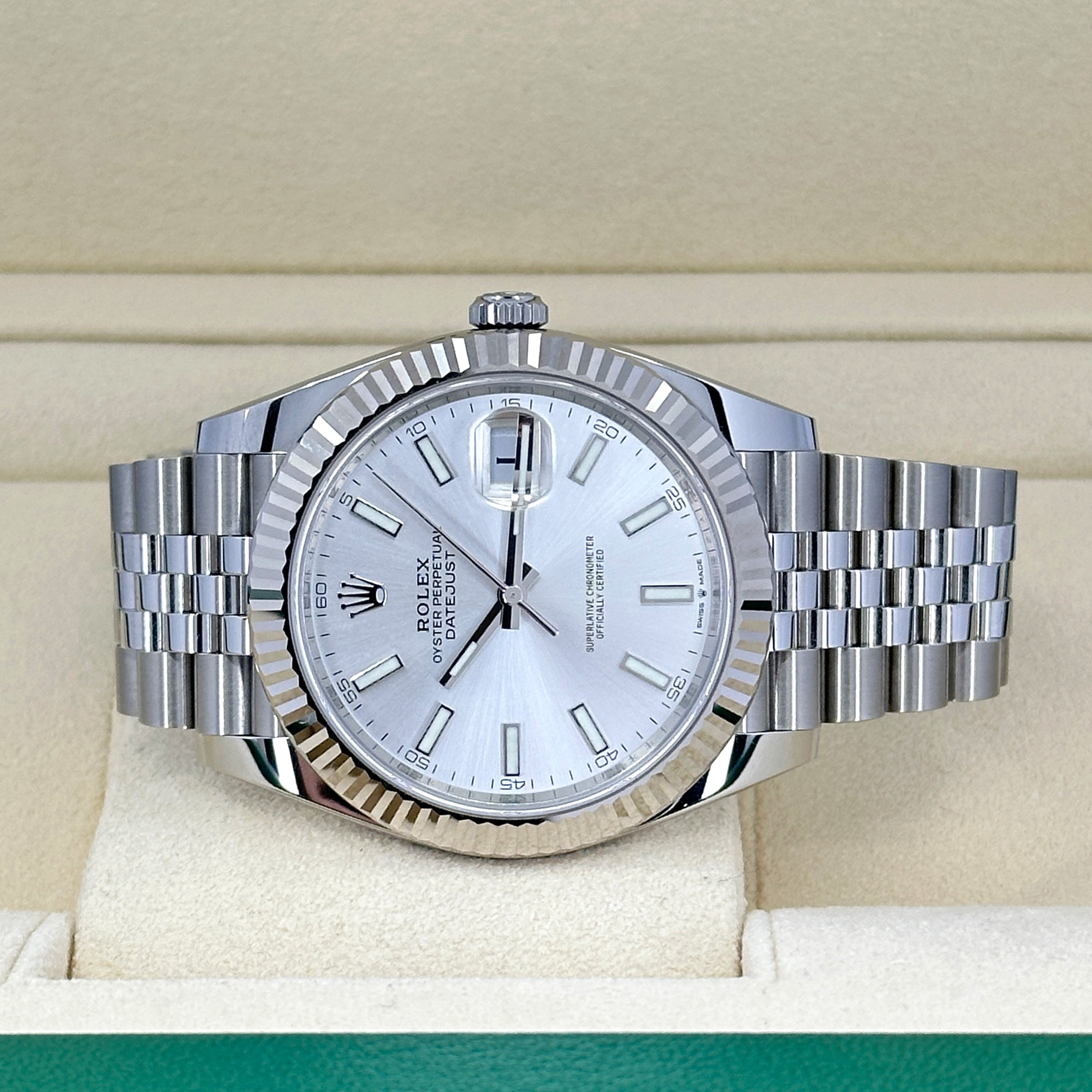 Rolex Datejust 41, Stainless Steel and 18k White Gold, 41mm, Ref# 126334-0004 - Image 12