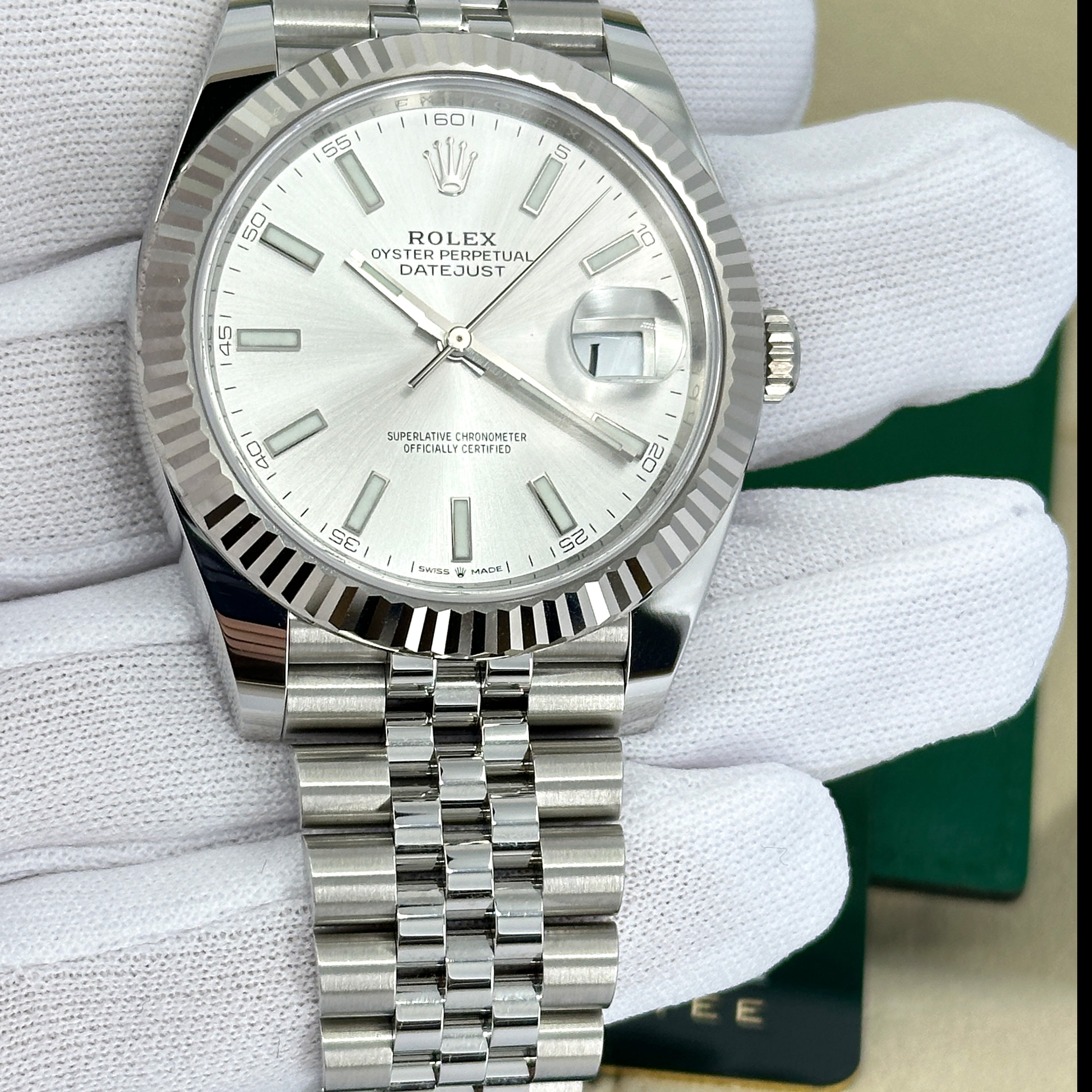 Rolex Datejust 41, Stainless Steel and 18k White Gold, 41mm, Ref# 126334-0004 - Image 16