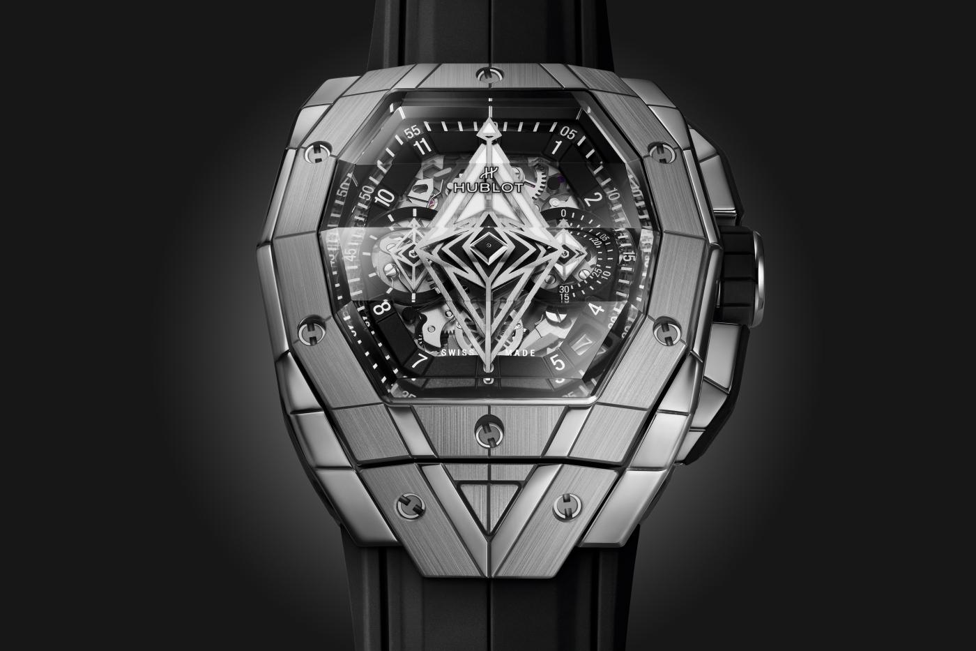 Hublot, Spirit of Big Bang Sang Bleu Titanium, 42mm, Limited Edition, Ref# 648.NX.0107.RX.MXM23 - Image 2