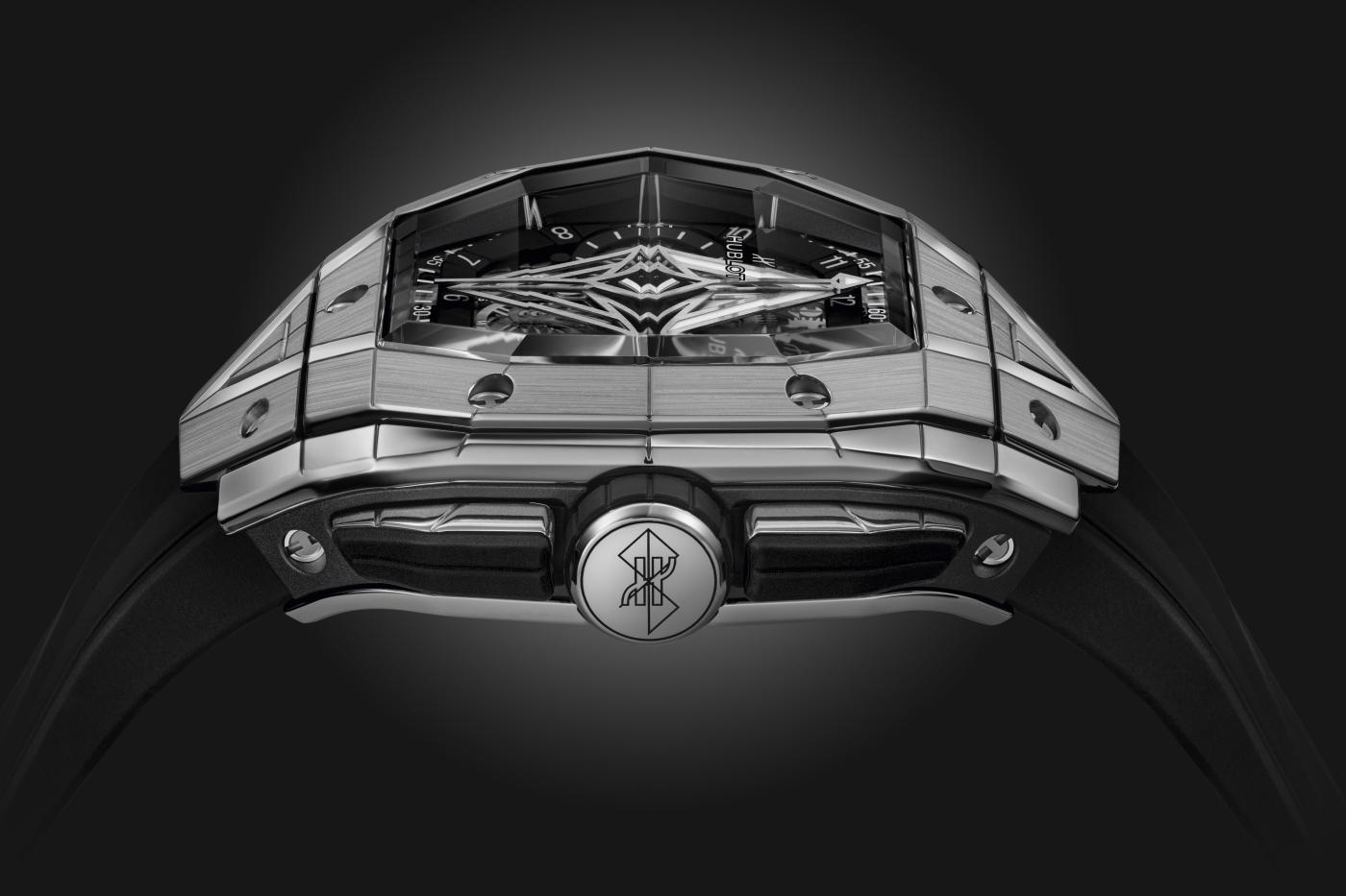 Hublot, Spirit of Big Bang Sang Bleu Titanium, 42mm, Limited Edition, Ref# 648.NX.0107.RX.MXM23 - Image 4