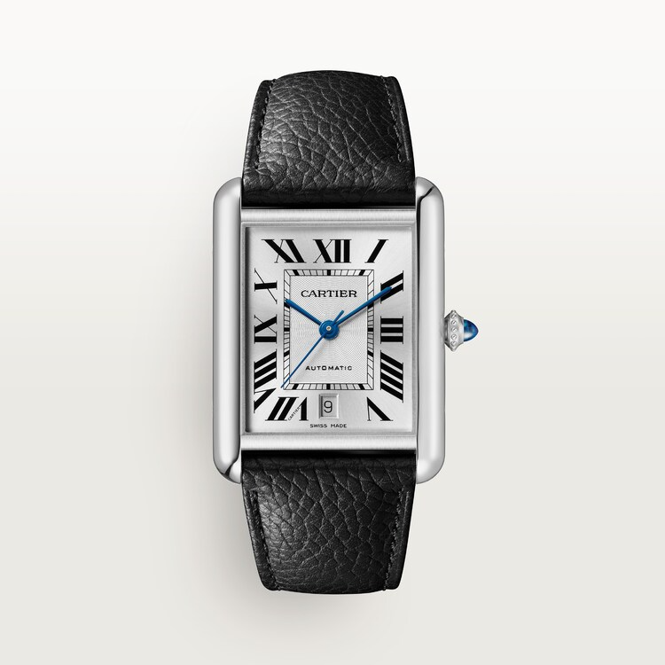 Unworn Cartier Tank Must de Cartier, Extra-large Stainless Steel, 41mm x 31mm, Ref# WSTA0040, box and papers