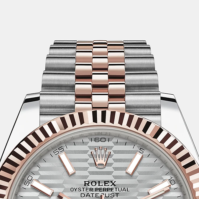 Rolex Datejust 41mm, Oystersteel and 18k Everose Gold, Ref# 126331-0018 - Image 4