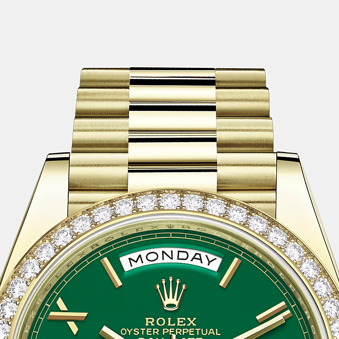 Rolex Day-Date, 40mm, 18k Yellow Gold and Diamonds, Ref# 228348rbr-0040 - Image 7