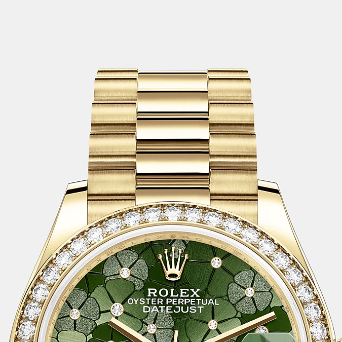 Rolex Datejust 31mm, 18k Yellow Gold and Diamonds, Ref# 278288rbr-0038 - Image 7
