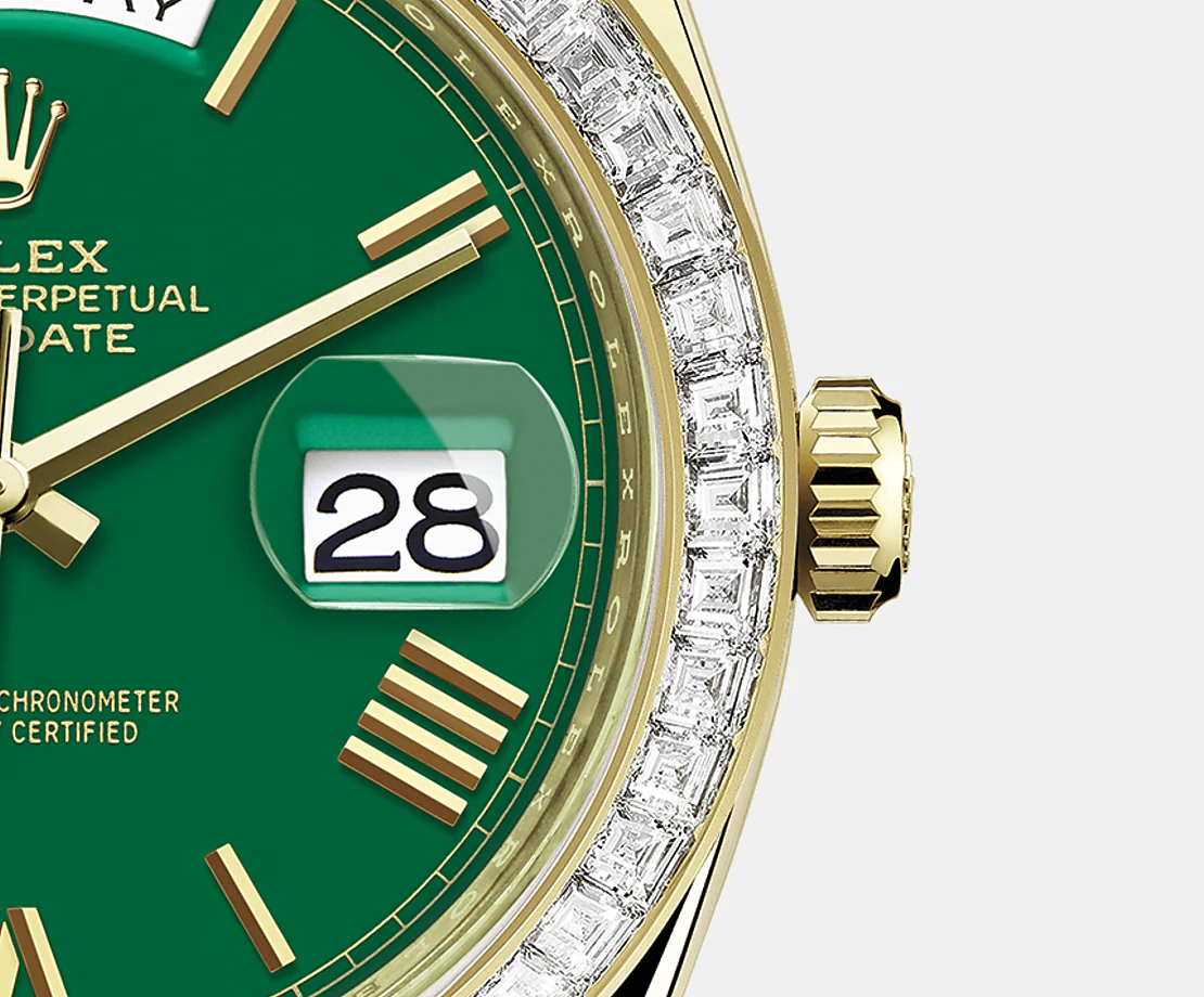 Rolex Day-Date, 40mm, 18k Yellow Gold and Diamonds, Ref# 228398tbr-0039 - Image 5