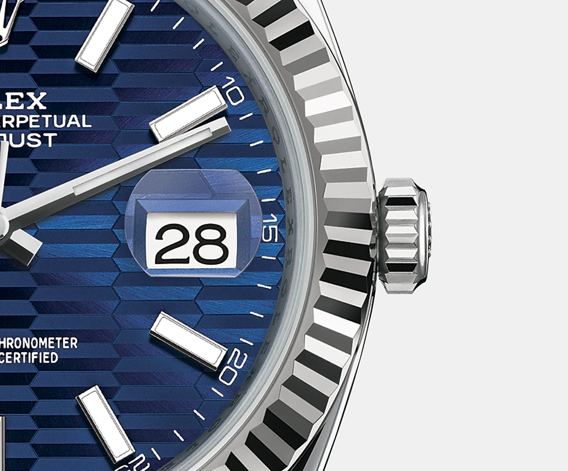 Rolex Datejust 41mm, Oystersteel and 18k White Gold, Ref# 126334-0032 - Image 4