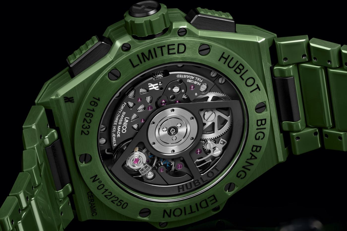 Hublot Big Bang INTEGRATED GREEN CERAMIC, 42mm, Ref# 451.GX.5220.GX, Unworn 2025 - Image 2