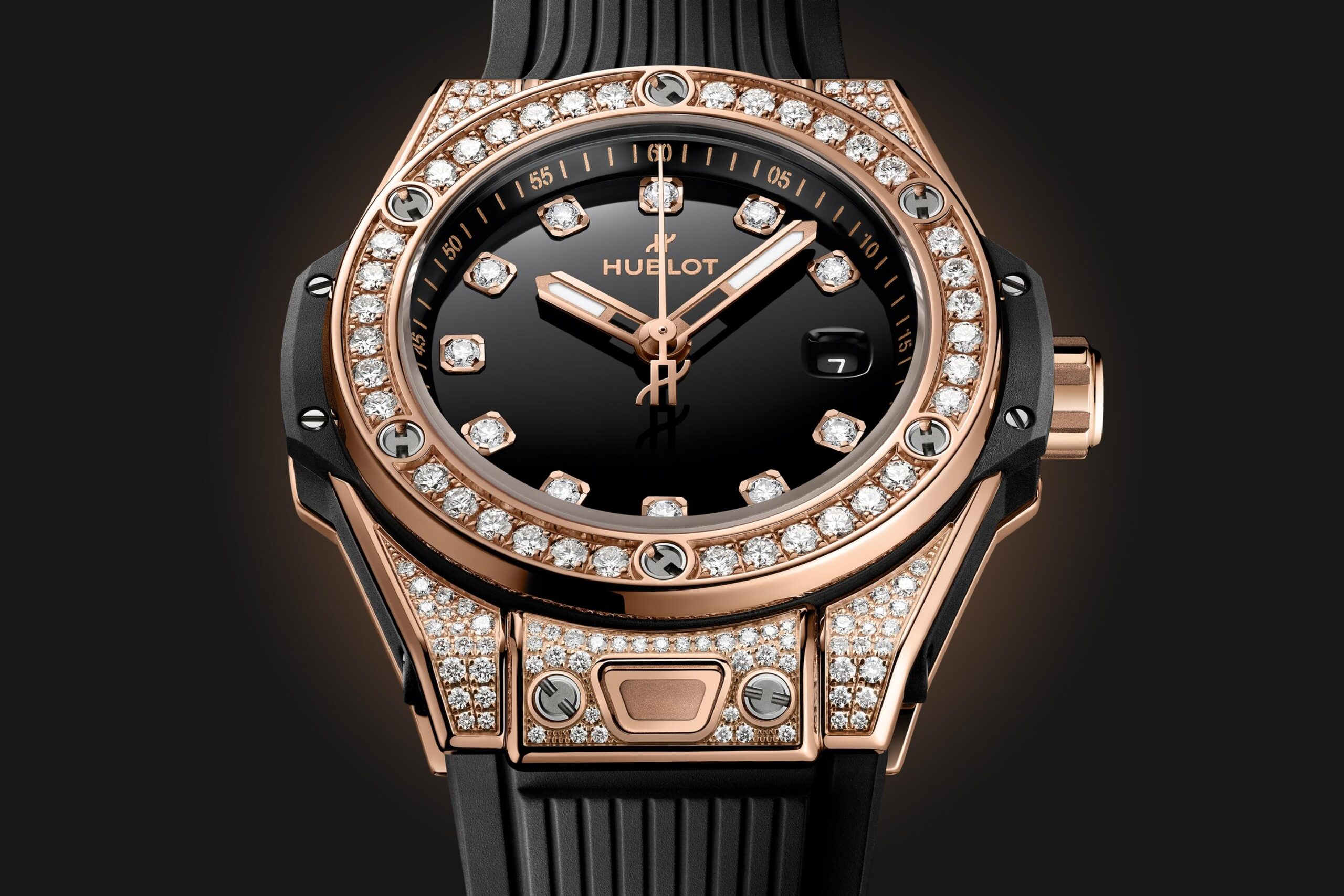Hublot Big Bang ONE CLICK KING GOLD PAVÉ Ref# 485.OX.1280.RX.1604 - Image 2