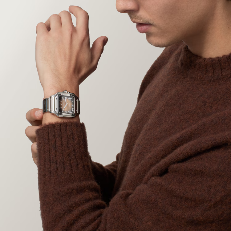 Unworn Cartier Santos de Cartier, Stainless Steel, 39.8mm, Ref# WSSA0064, box and papers - Image 9