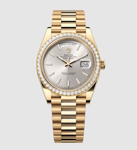Rolex Day-Date 40, 18k Yellow Gold with Diamond-set, 40mm, Ref# 228348rbr-0042 - Image 3