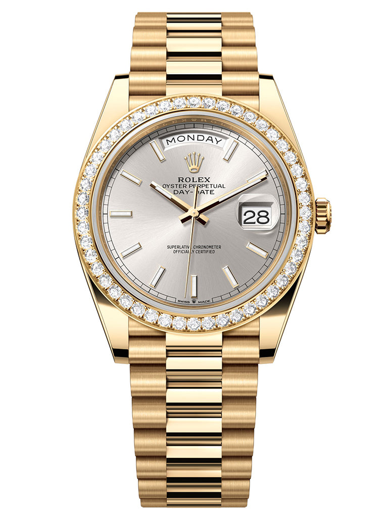 Rolex Day-Date 40, 18k Yellow Gold with Diamond-set, 40mm, Ref# 228348rbr-0042 - Image 2