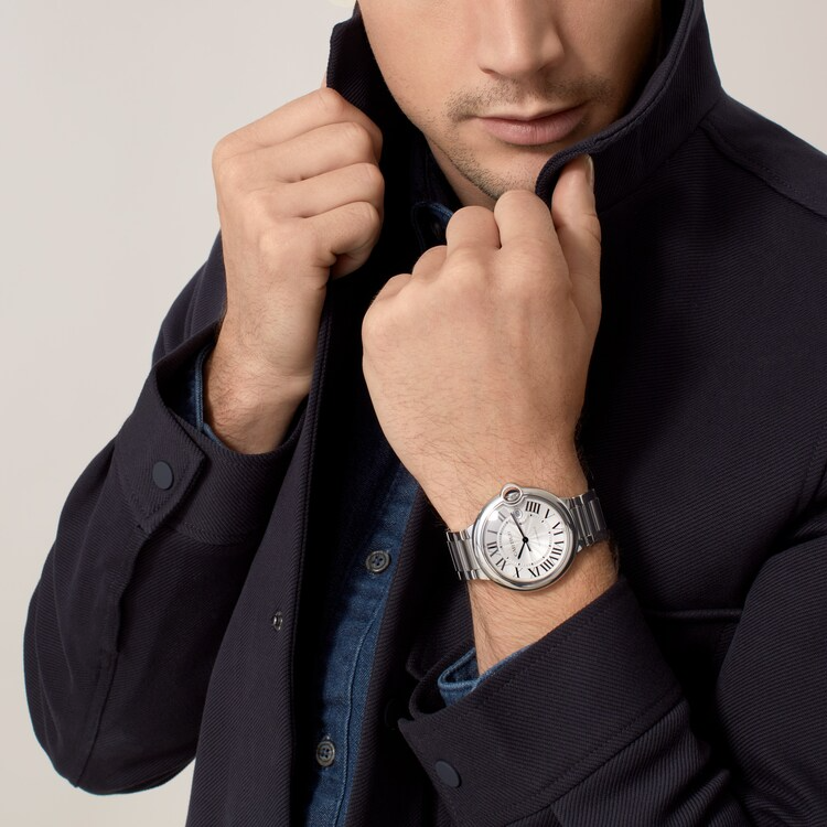 Unworn Cartier Ballon Bleu de Cartier, Stainless Steel, 42mm, Ref# WSBB0049, box and papers - Image 9