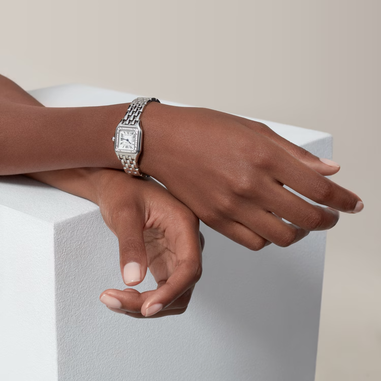 Unworn Cartier Panthère de Cartier Small, Stainless Steel, Diamonds, 23mm x 30mm, Ref# W4PN0016, box and papers - Image 6