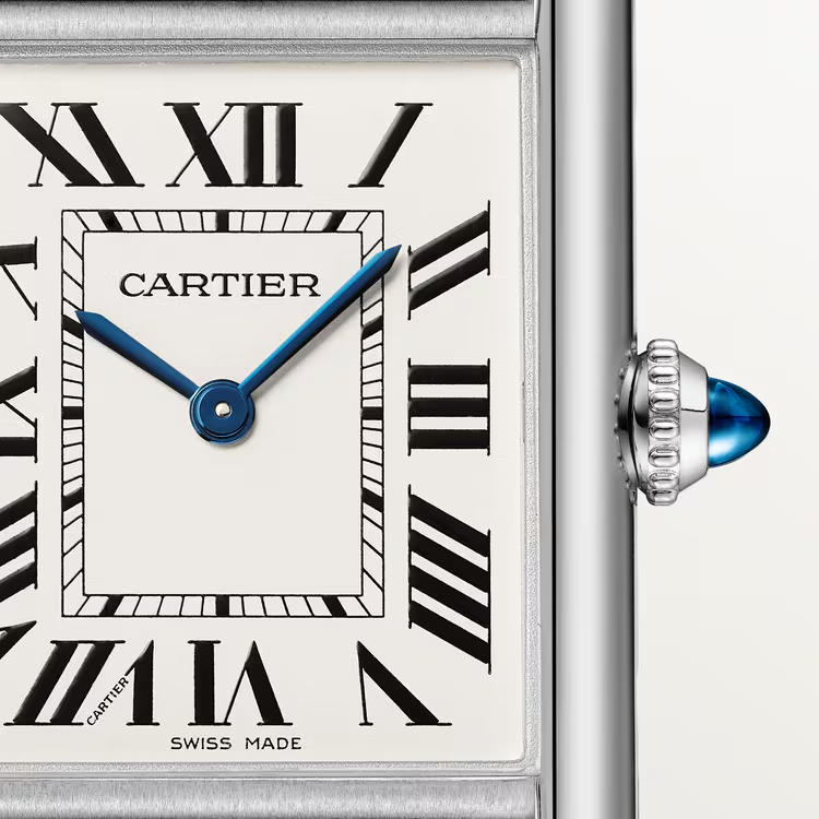 Unworn Cartier Tank Must de Cartier, Large Stainless Steel, 33.7mm x 25.5mm, Ref# WSTA0109, box and papers - Image 2