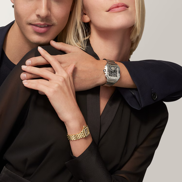 Unworn Cartier Santos de Cartier Dual Time, Stainless Steel, 40.2mm, Ref# WSSA0076, box and papers - Image 8