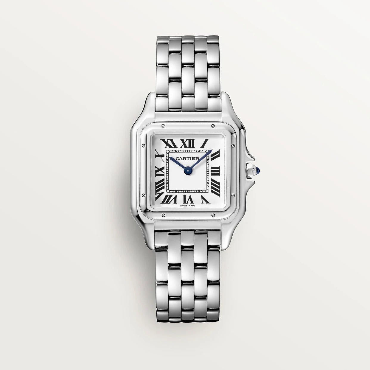 Unworn Cartier Panthère de Cartier Medium, Stainless Steel, 27mm x 37mm, Ref# WSPN0015, box and papers