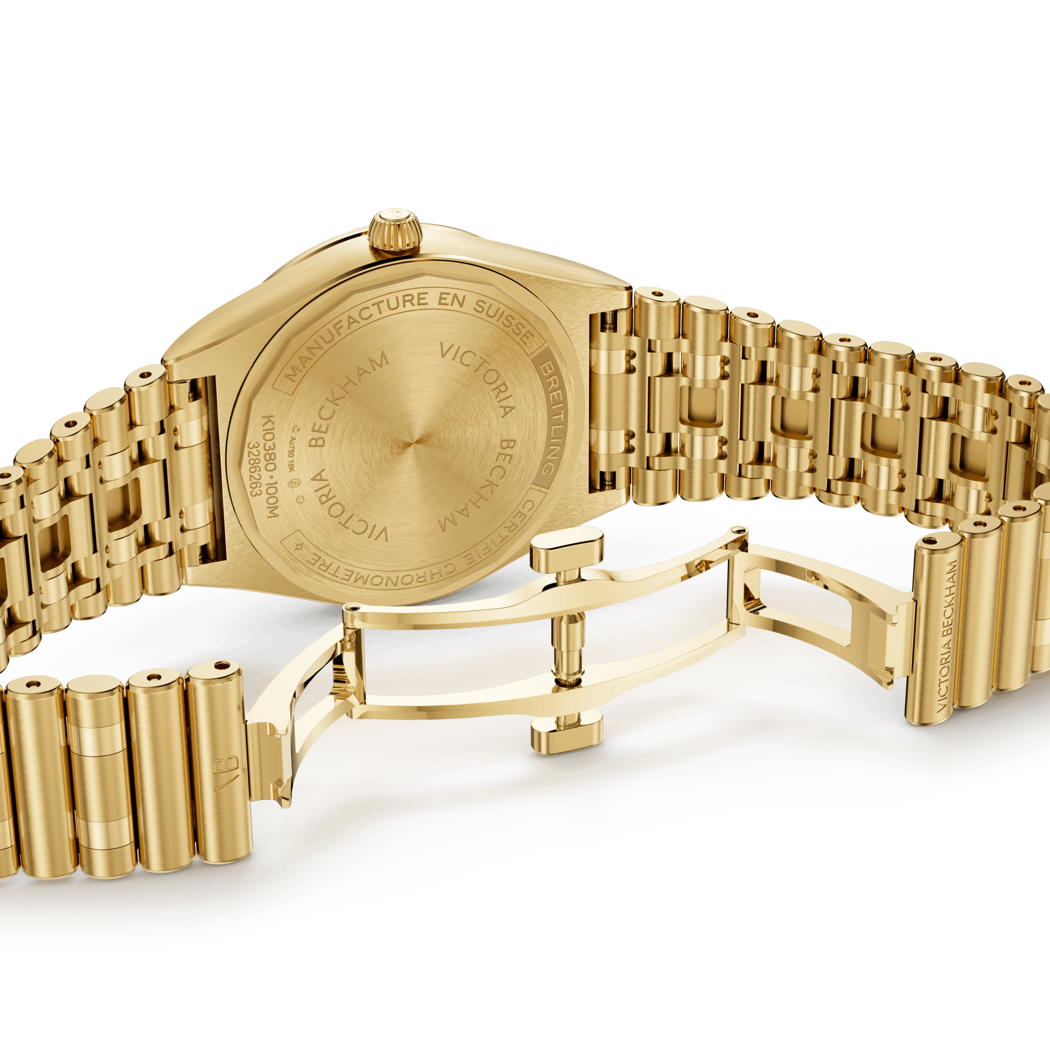 Breitling Chronomat Automatic 36 Victoria Beckham, 18k Yellow Gold, Ref# K103801A1C1K1, Unworn 2024 - Image 5